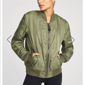 Alpha Industries reversible Sherpa bomber jacket